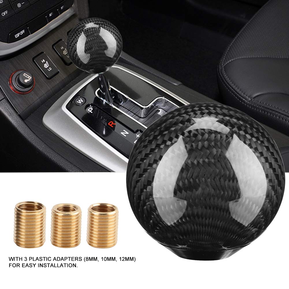 OUKENS Pomello Cambio Manuale Universale Nero Carbonio
