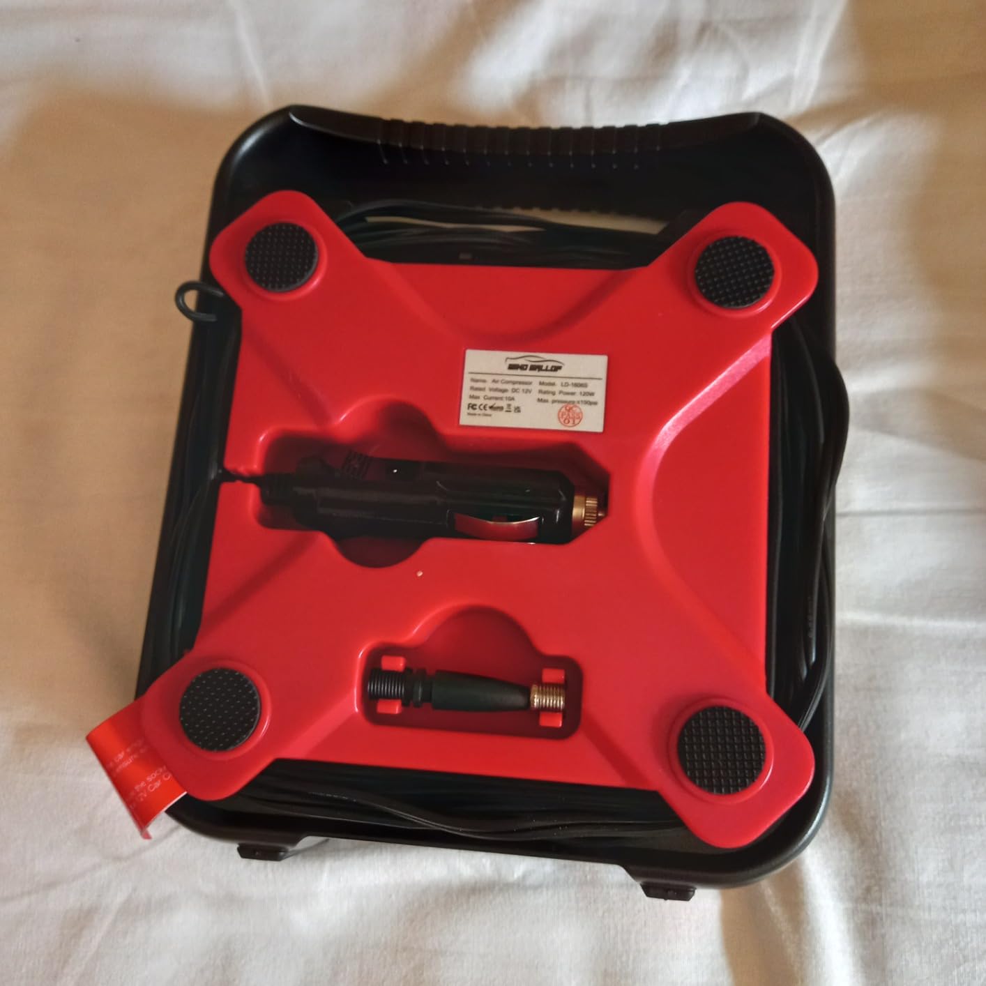 WindGallop Compressore Aria Auto Portatile 12V LCD LED