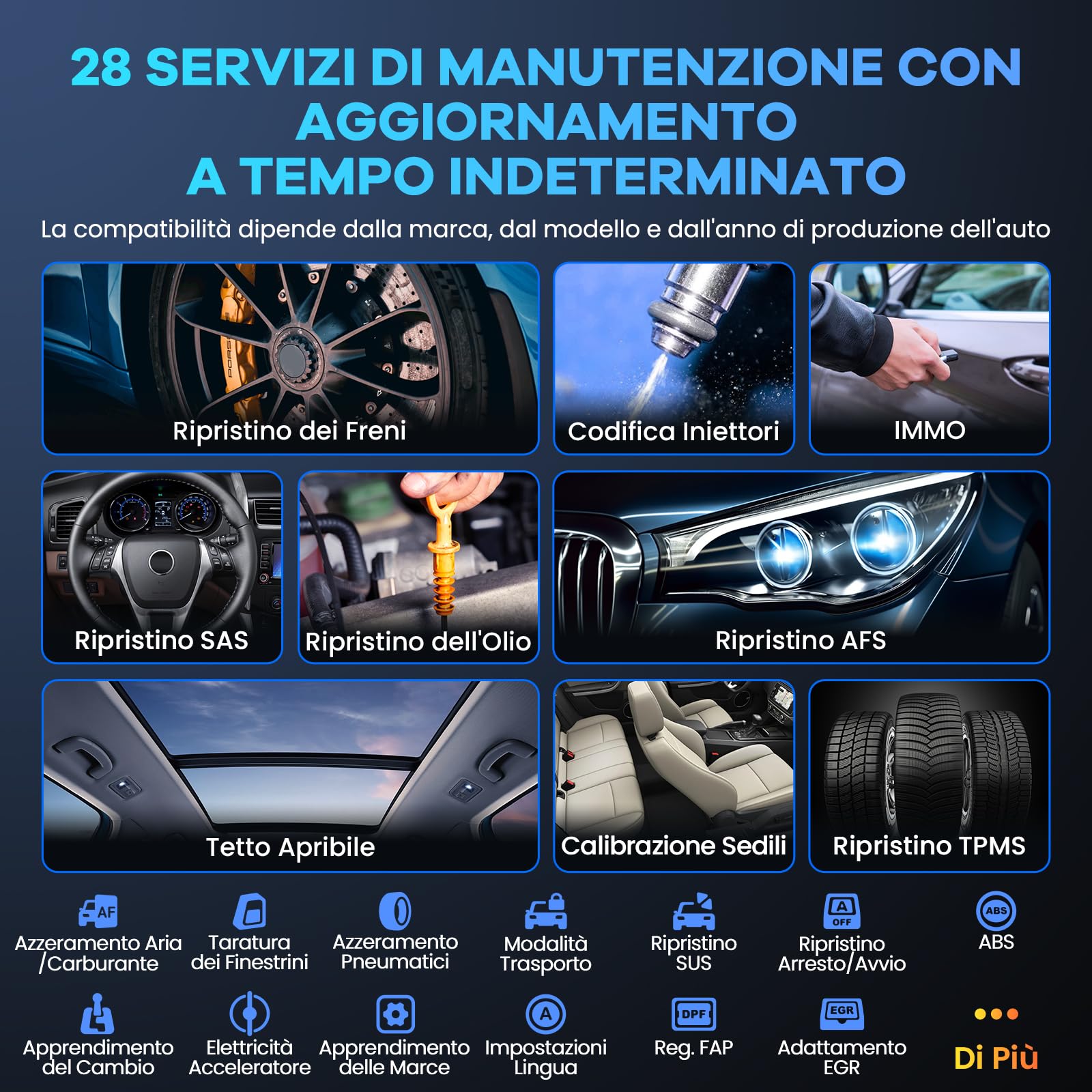Thinkcar MUCAR VO7 diagnostica OBD2 bidirezionale 28 servizi