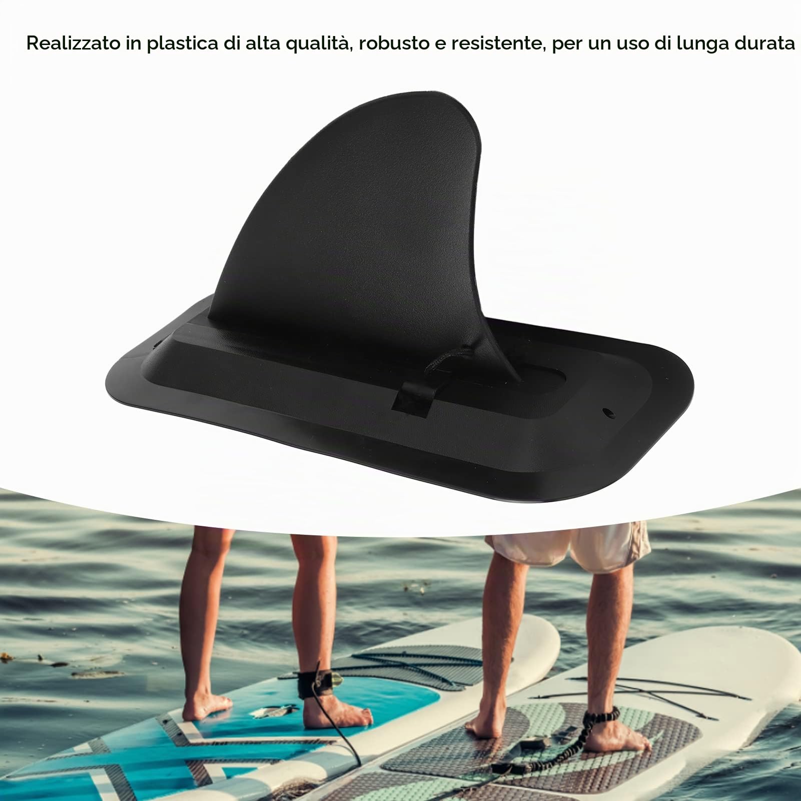 OUKENS Pinna Surf Universale Tavola SUP 1 Pezzo Stabile