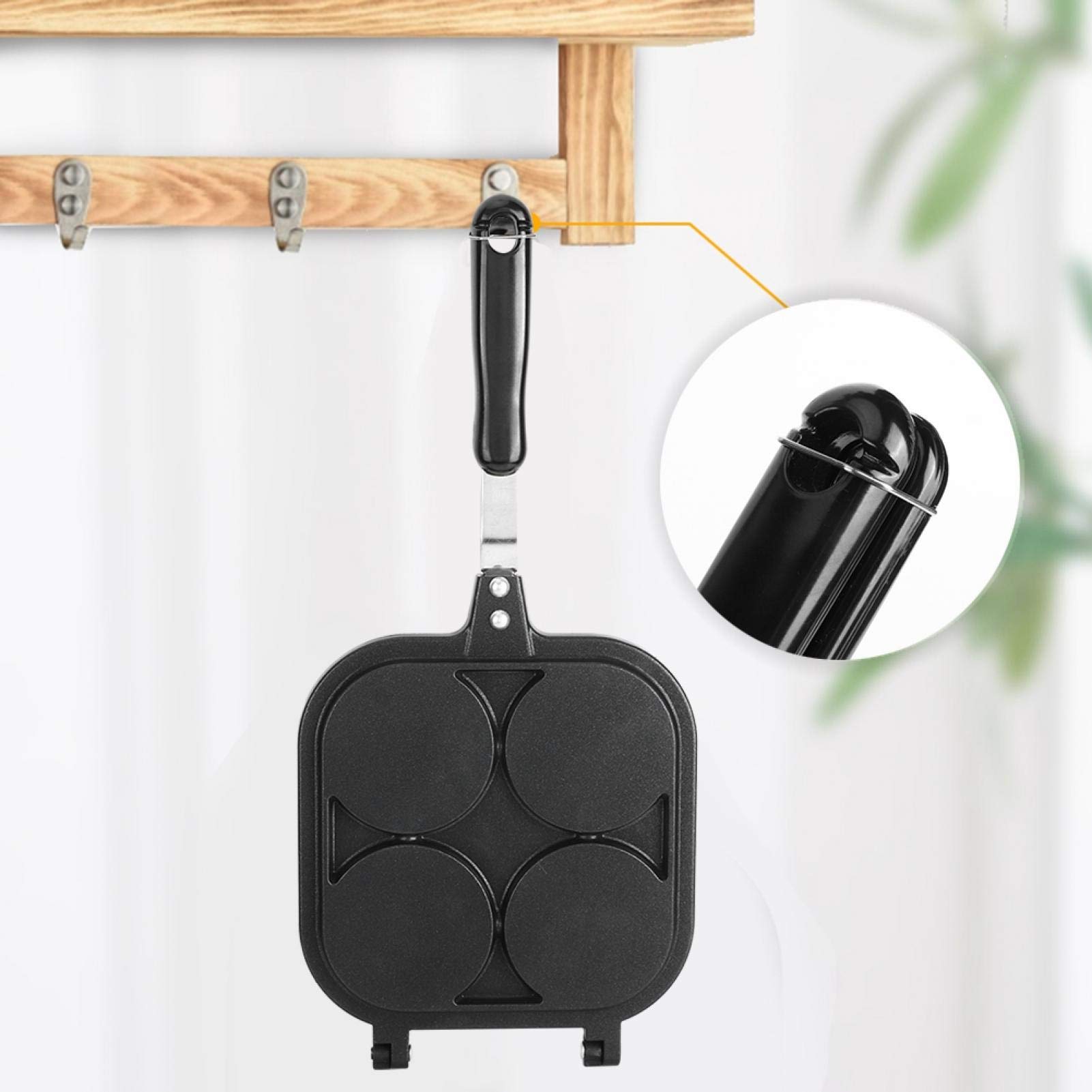 OUKENS Padella Pancake Doppia Faccia Antiaderente 41 cm
