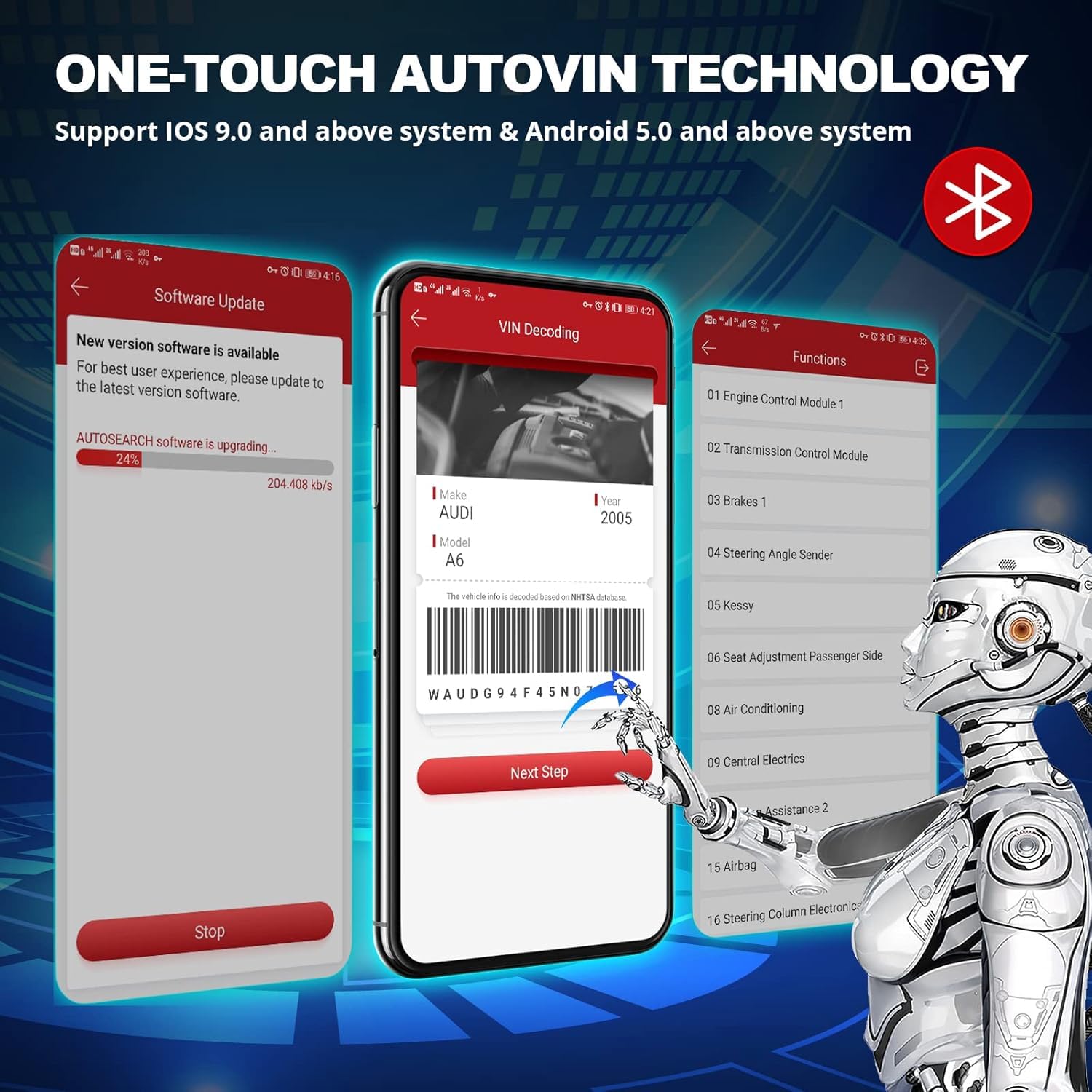 Thinkcar Thinkdiag 2 scanner auto Bluetooth CAN FD 15 reset
