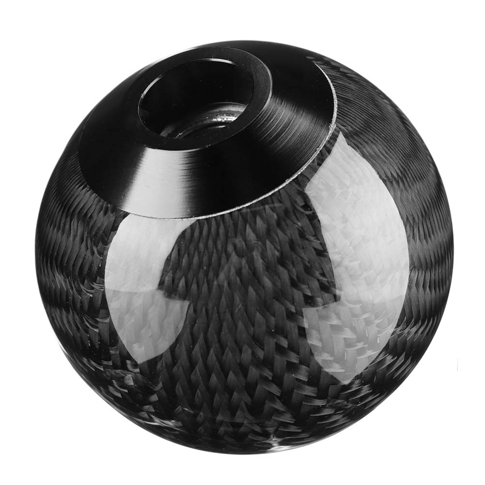 OUKENS Pomello Cambio Manuale Universale Nero Carbonio