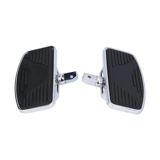 OUKENS Pedane Moto Larghe VTX1300 VTX1800 2 Pezzi Acciaio Gomma