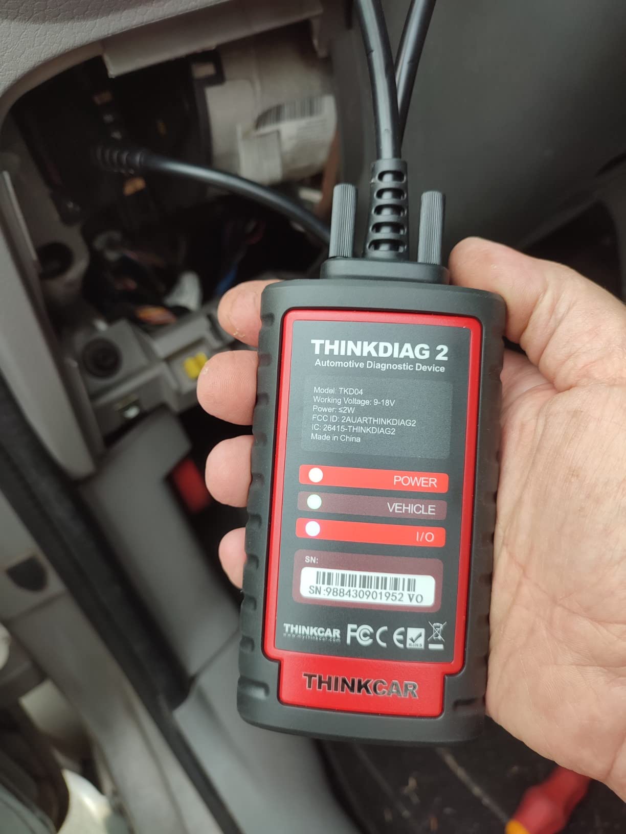 Thinkcar Thinkdiag 2 scanner auto Bluetooth CAN FD 15 reset