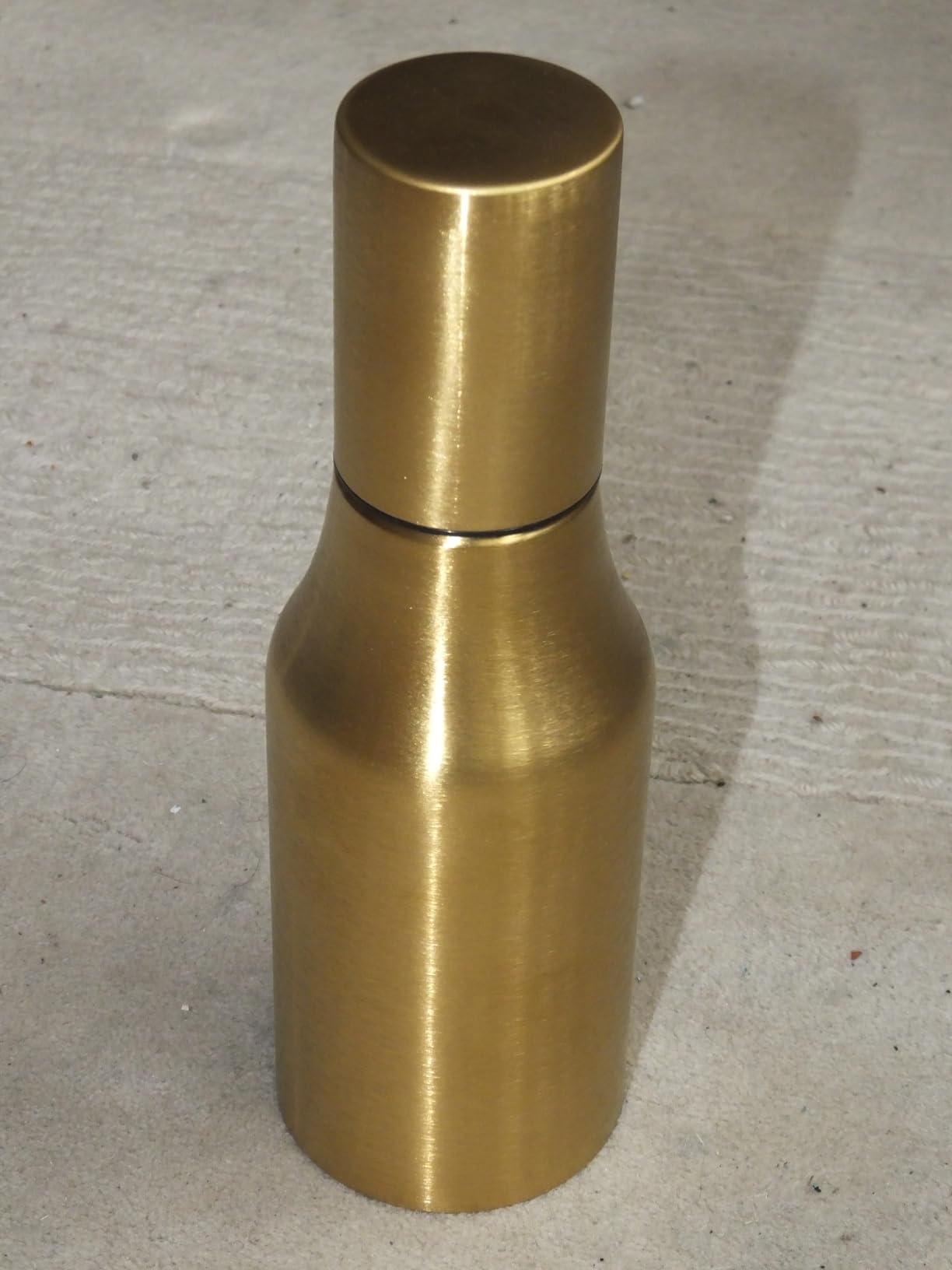 OUKENS Dispenser Olio 500 ml Acciaio Oro Antigoccia