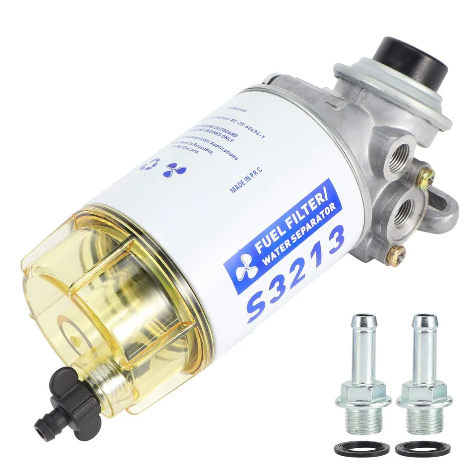OUKENS S3213 Filtro Carburante Nautico 10 Micron Metallo