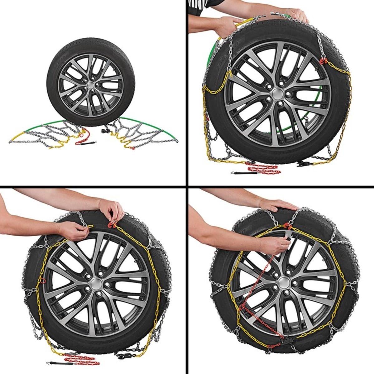 ProPlus KNN80 Catene Neve Auto 9 mm 2 Pezzi TÜV