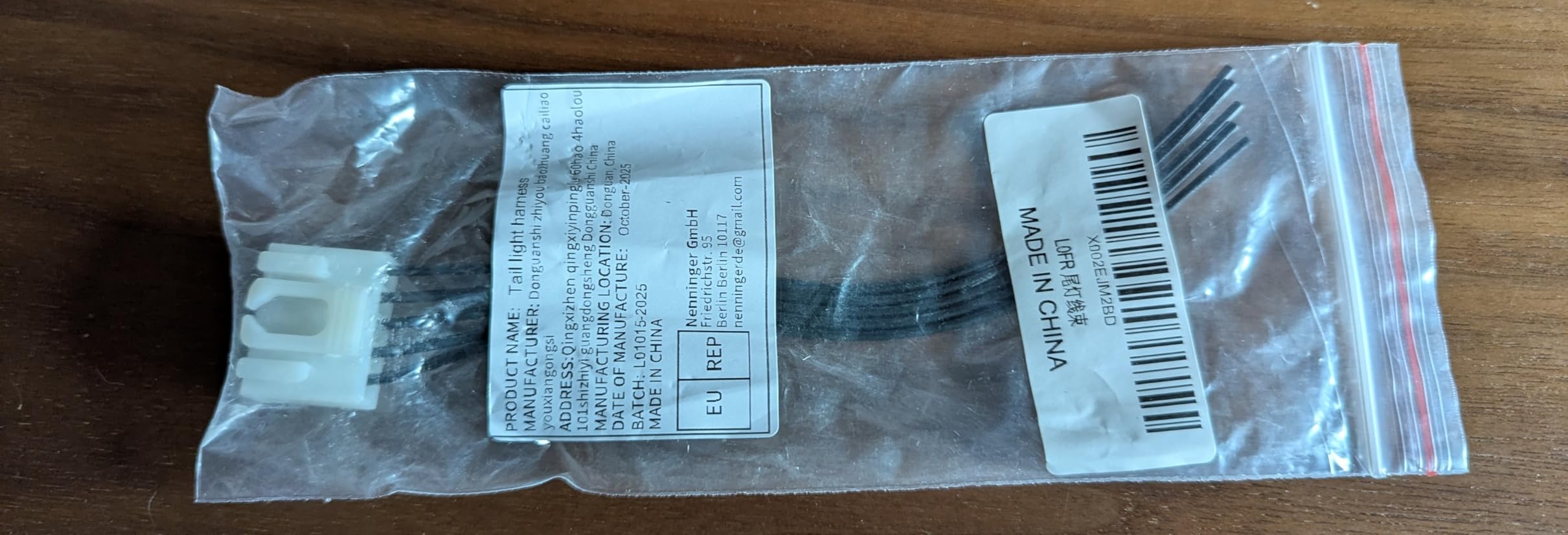 OUKENS 51277277 Connettore Luci Posteriori Fiat Panda 169 ABS