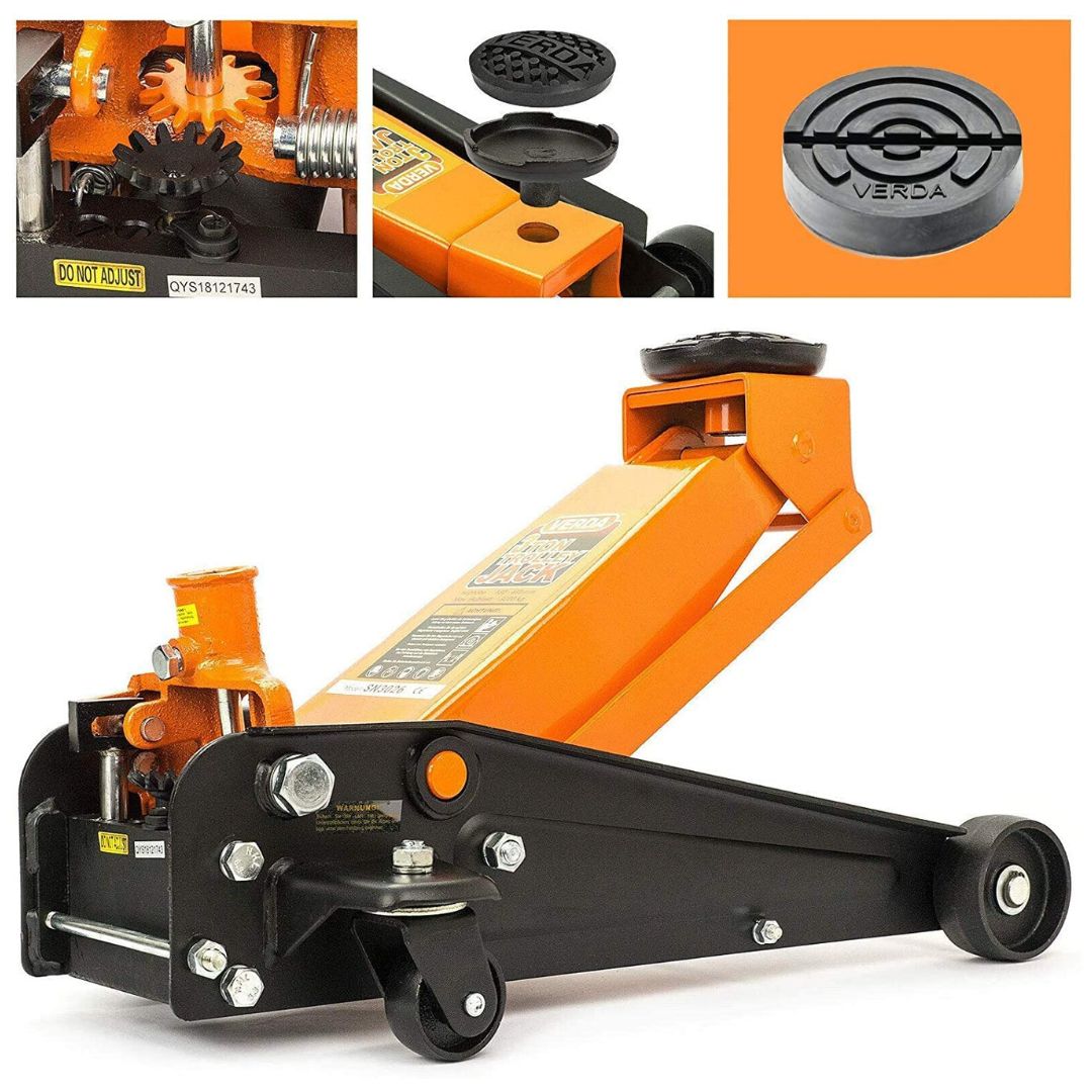 PLANGER Wagenheber cric idraulico 3t 3000 kg con ruote