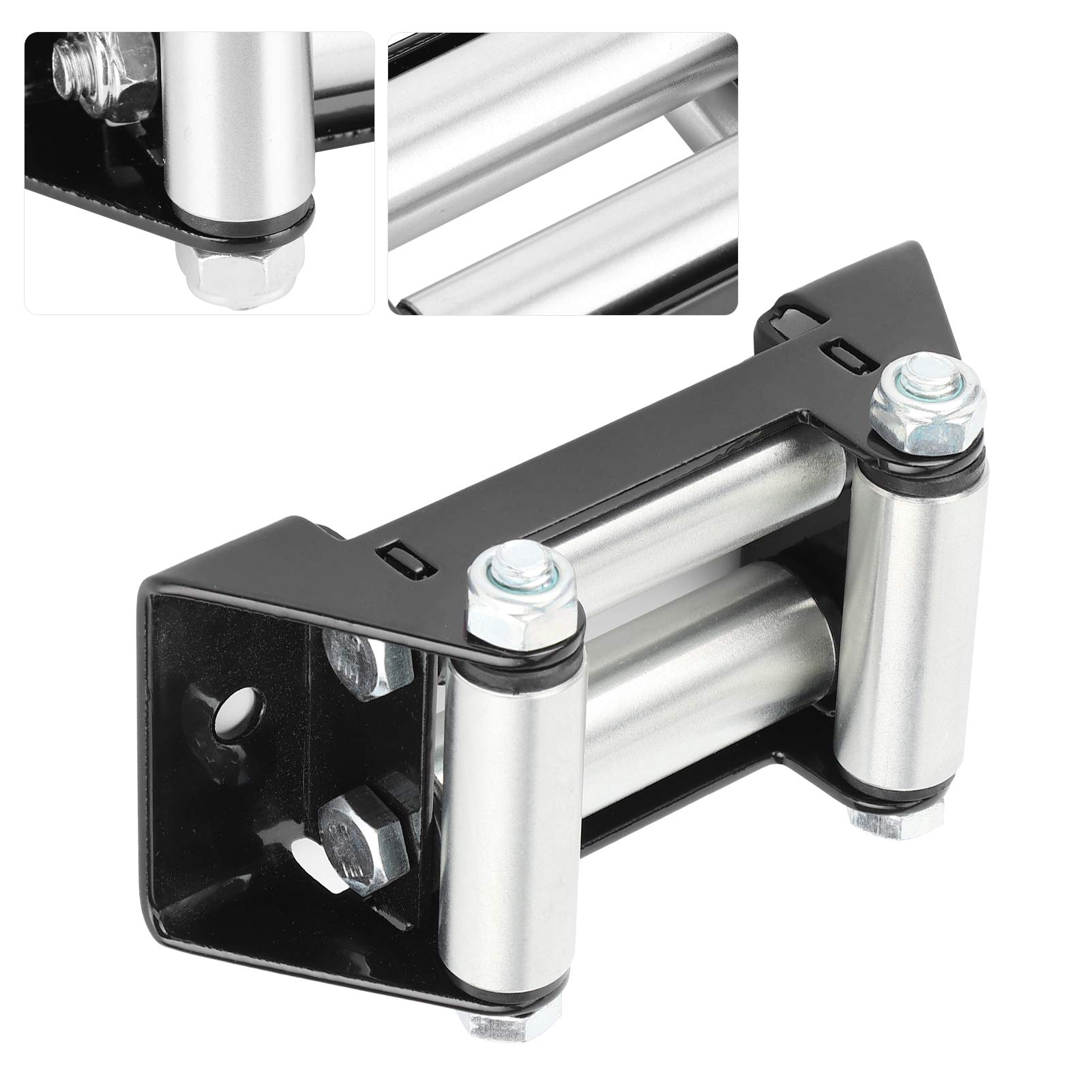 OUKENS Passacavo a Rullo Verricello 125 mm Acciaio