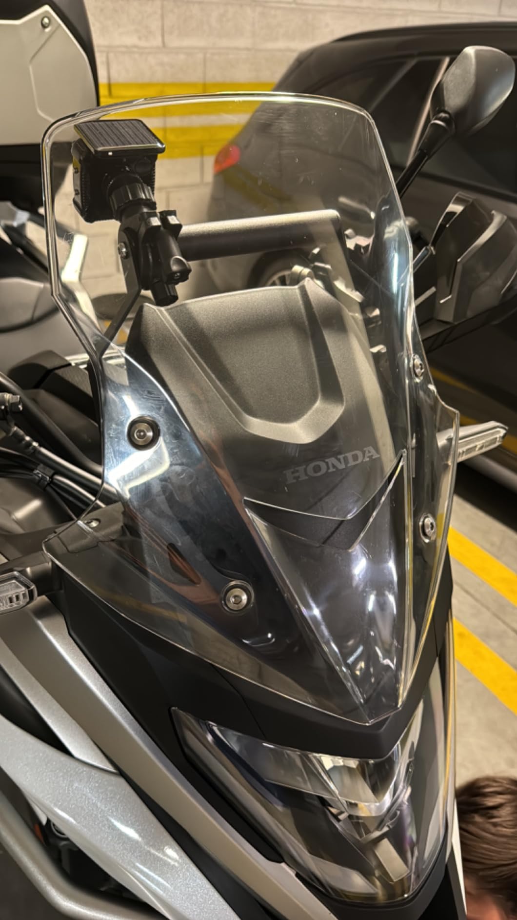 Oukens staffa navigazione moto alluminio NC750X 2021+