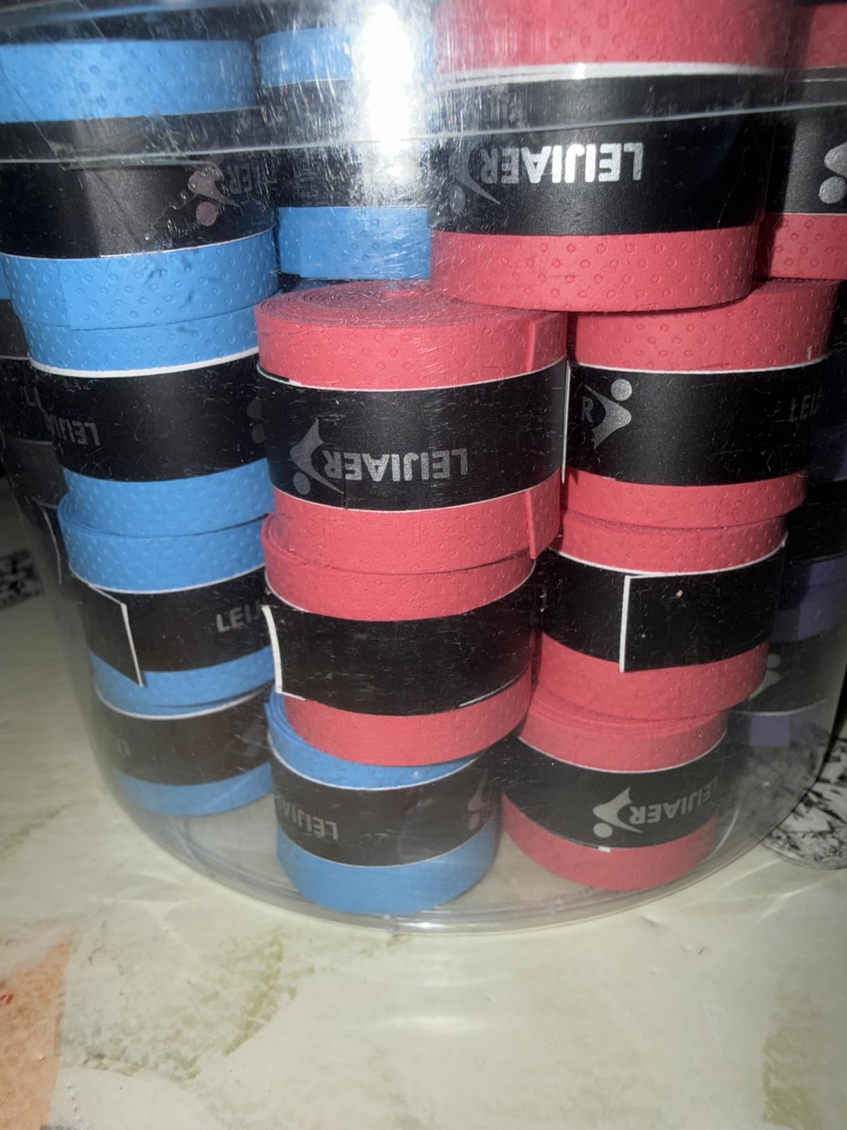 OUKENS Overgrip Racchetta Tennis Badminton PU 60 Pezzi