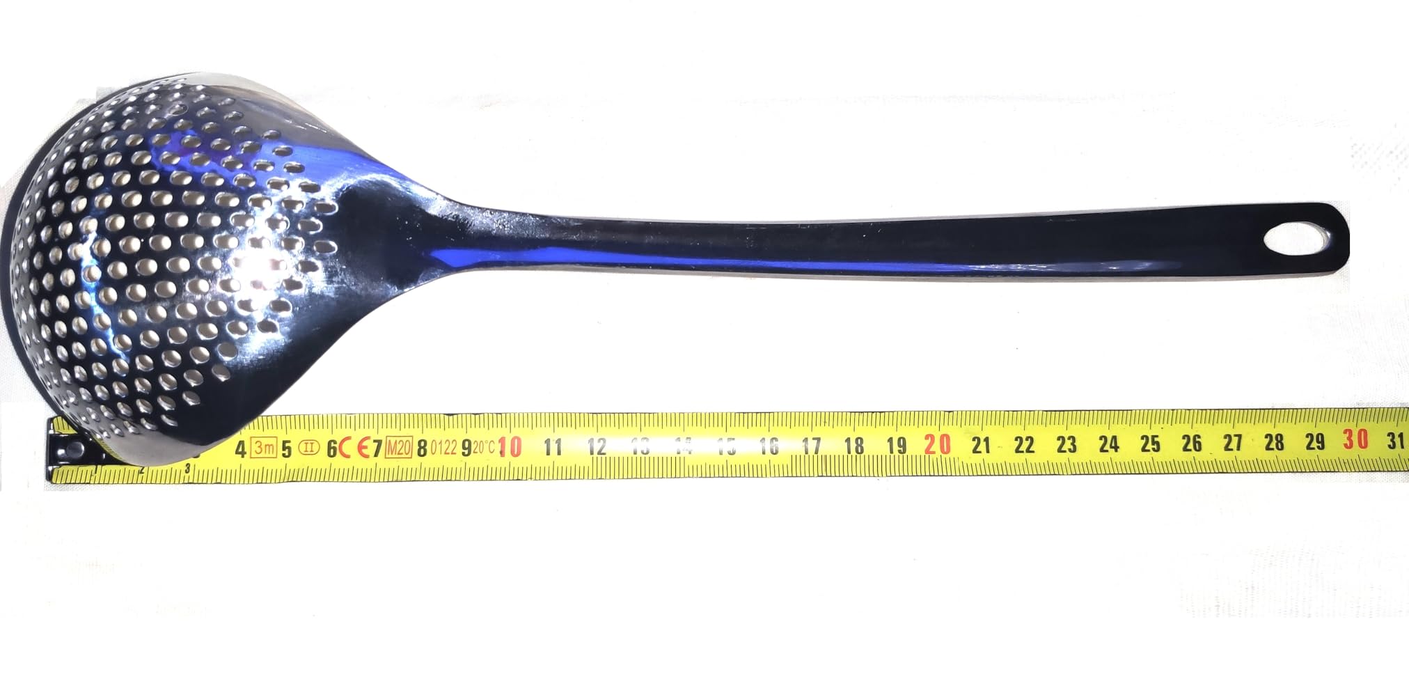 Oukens schiumarola acciaio inox 30 cm 2 pezzi