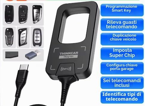 Thinkcar TKEY 101 Programmatore Chiavi Auto con 6 Chiavi