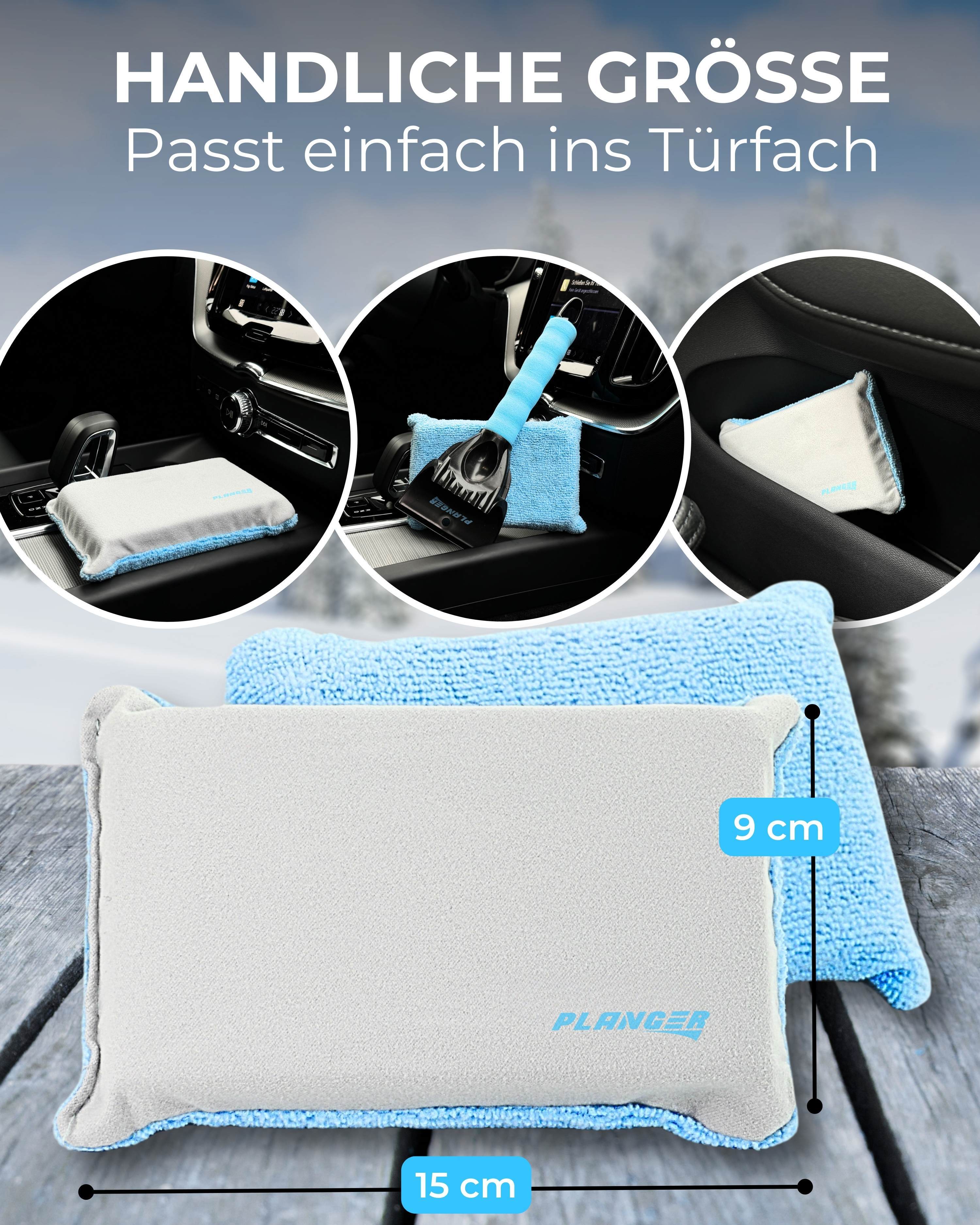 PLANGER Sponge Pad 2in1 spugna vetri auto antiappannamento