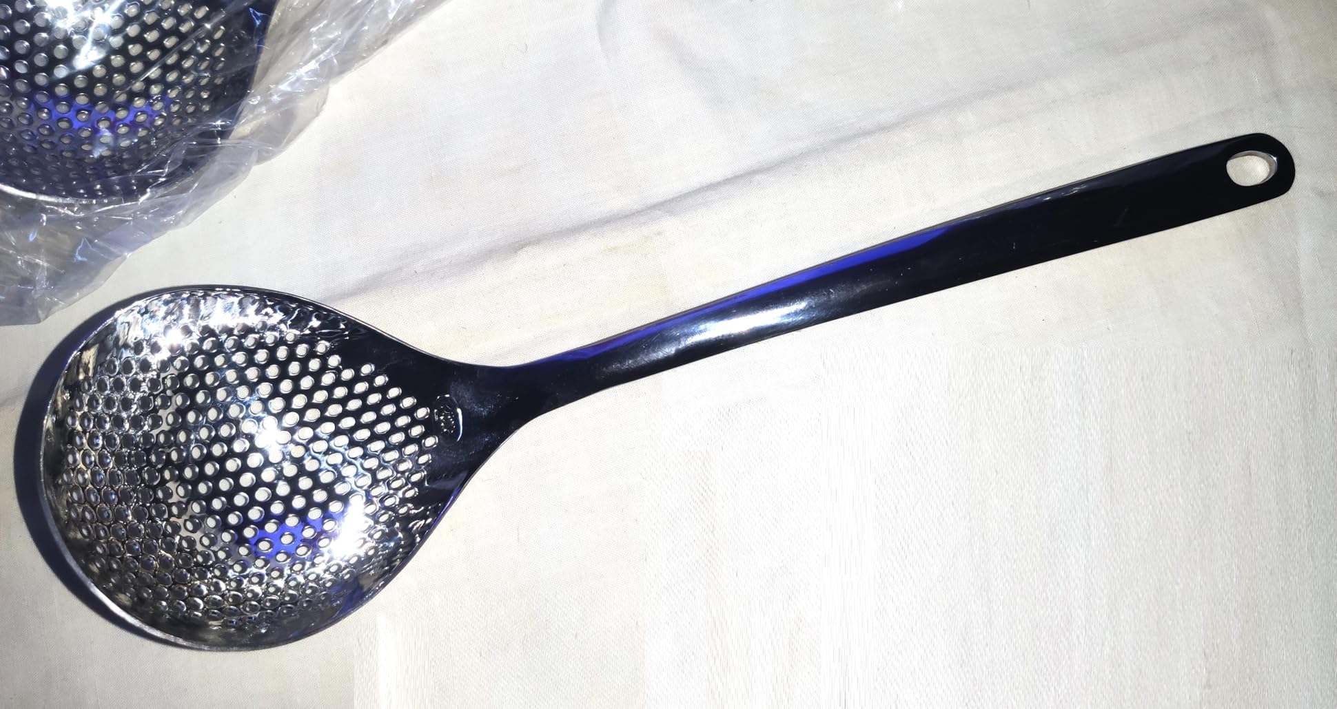 Oukens schiumarola acciaio inox 30 cm 2 pezzi