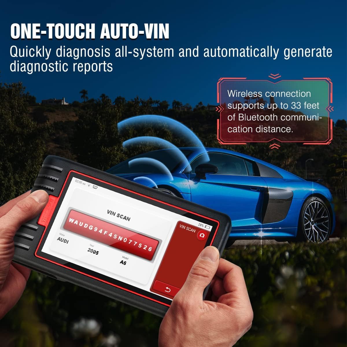 Thinkcar Thinkscan Max 2 scanner auto tutti sistemi 28 reset