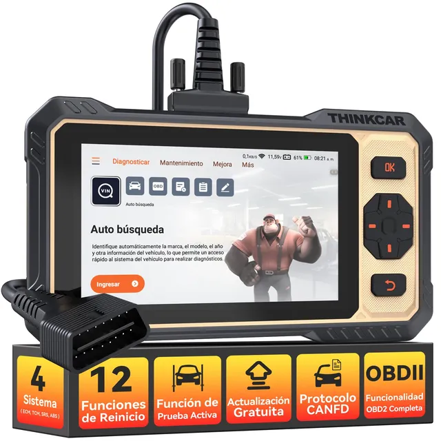 Thinkcar THINKSCAN 662 Diagnosi Auto OBD2 4 Sistemi