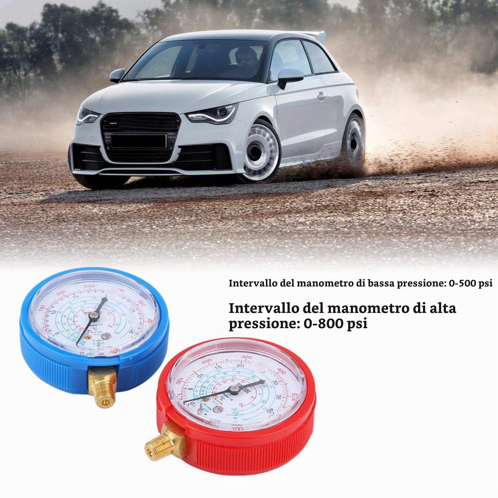 OUKENS Manifold Gauge manometro refrigerante R410A R134A R22