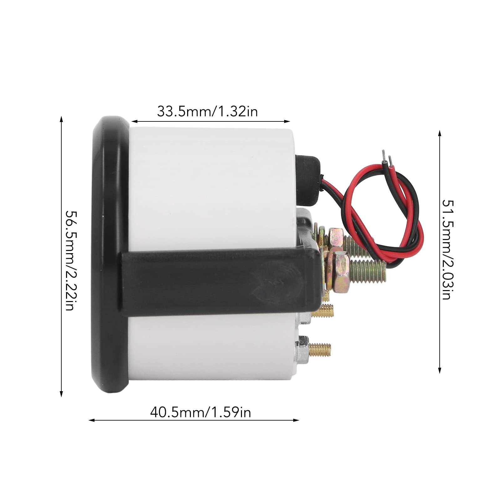 OUKENS Indicatore Livello Carburante Moto 51 mm LED ABS