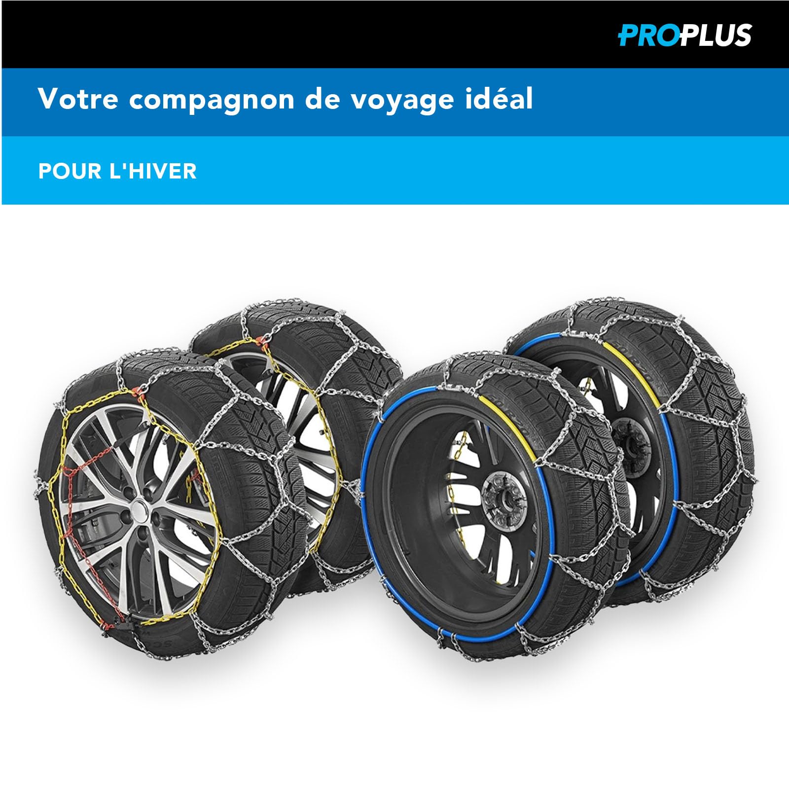 ProPlus KNR245 Catene Neve Auto 16 mm 2 Pezzi ÖNORM