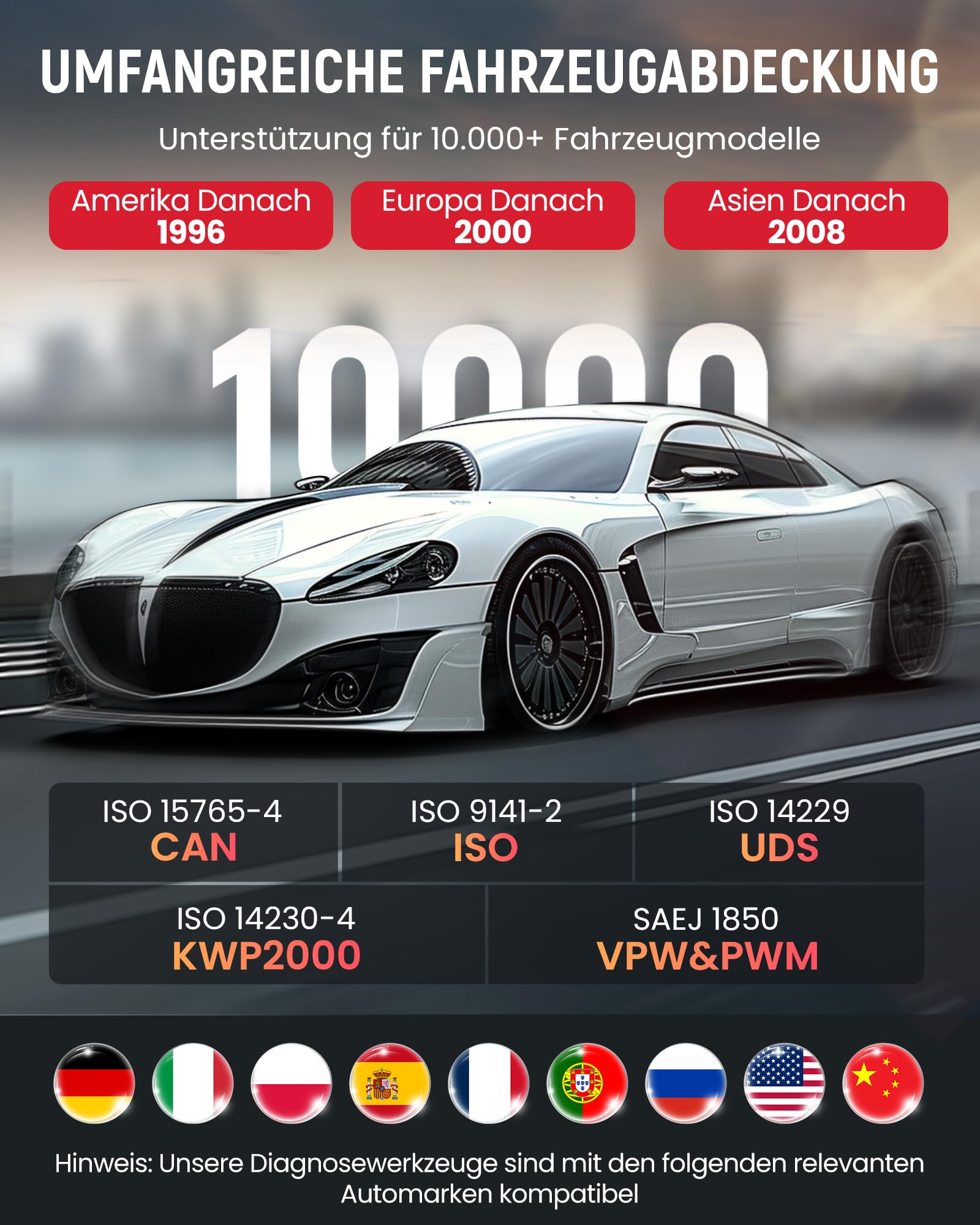 Thinkcar Thinkobd 100 lettore auto universale OBD2 motore