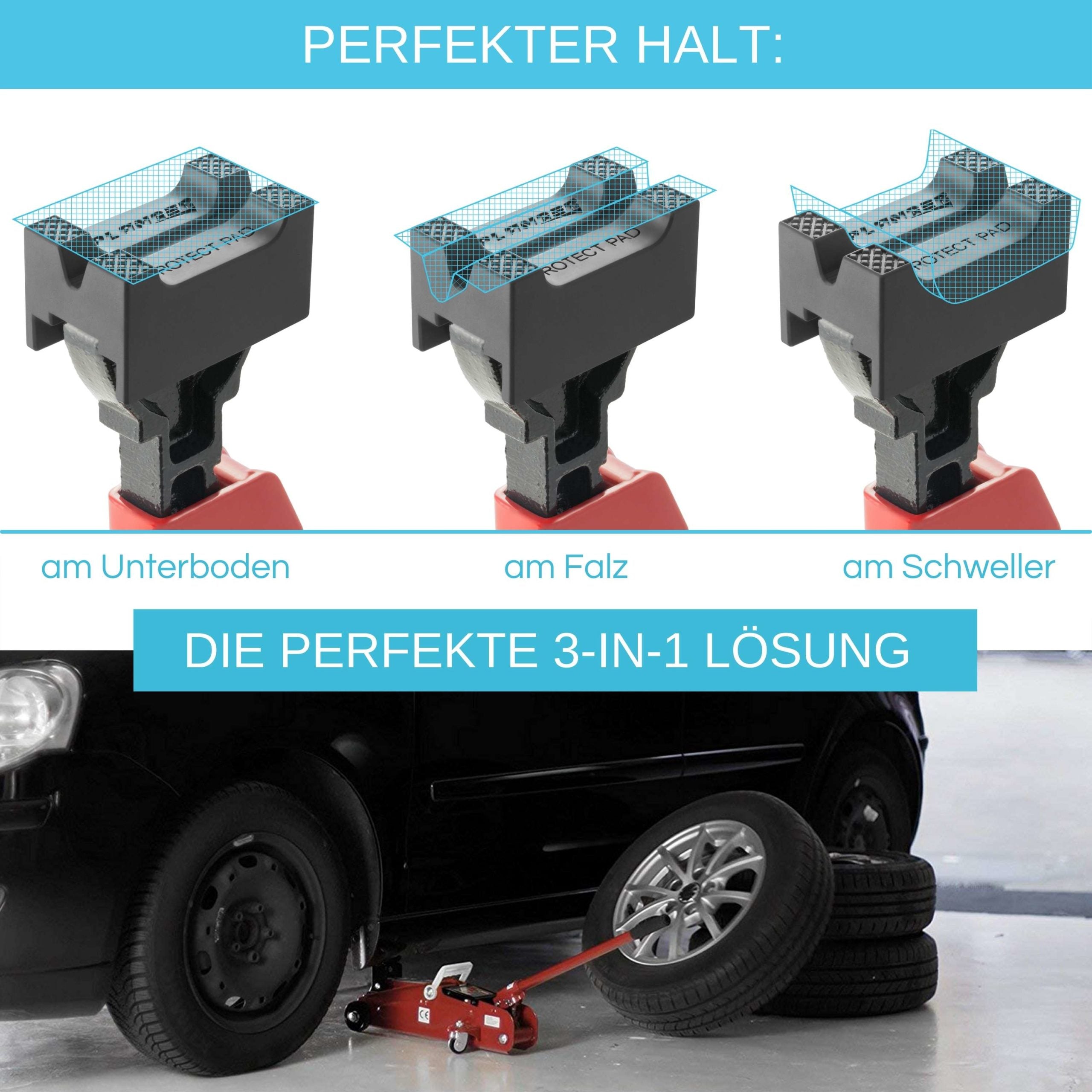 PLANGER Protect Pad tampone cavalletto auto gomma 3in1