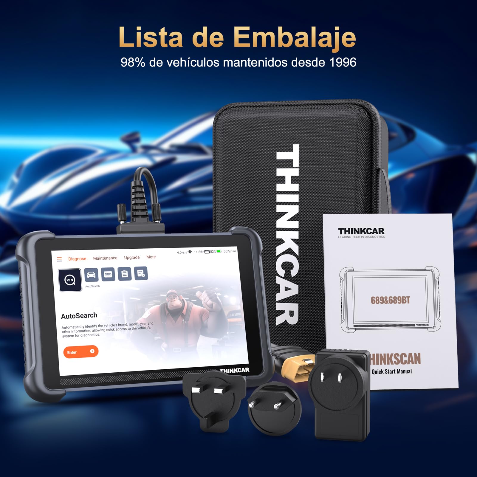 Thinkcar Thinkscan 689 diagnostica auto OBD2 tutti i sistemi