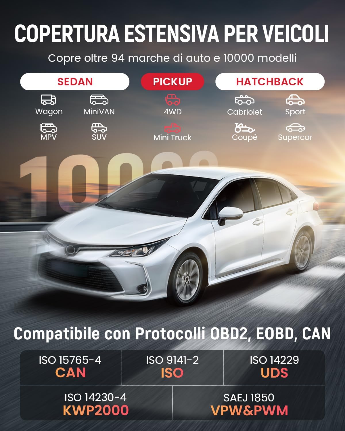 Thinkcar Thinkscan Plus S7 tester diagnosi auto 7 sistemi lifetime