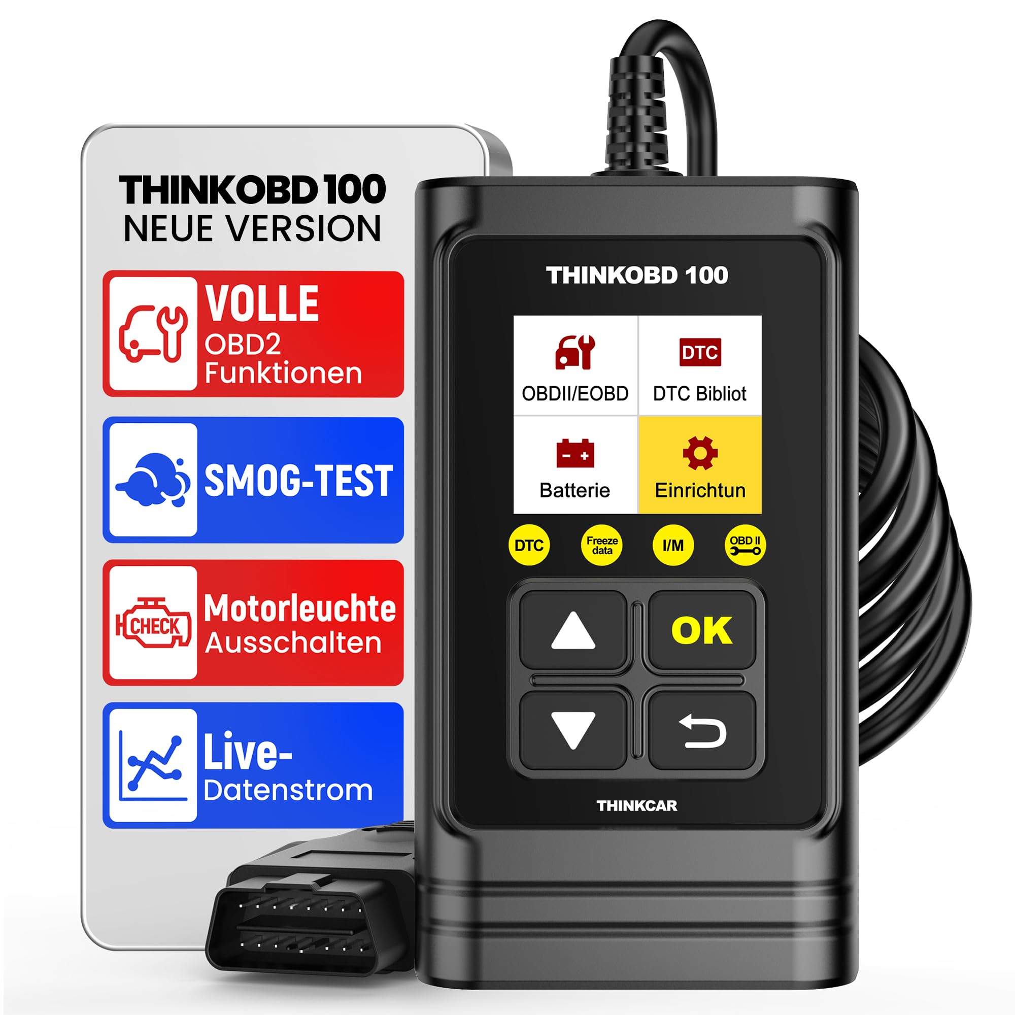 Thinkcar Thinkobd 100 lettore auto universale OBD2 motore