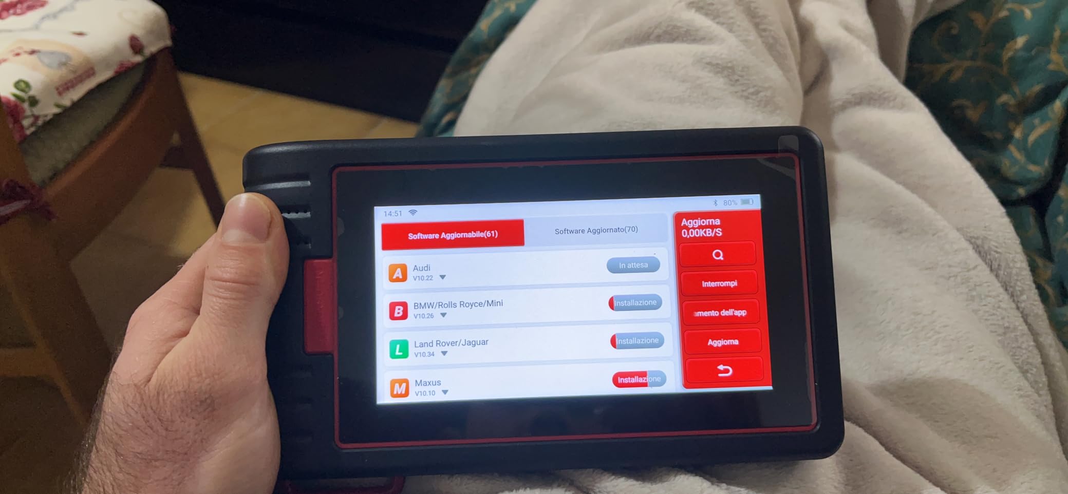 Thinkcar Thinkscan Max 2 scanner auto tutti sistemi 28 reset