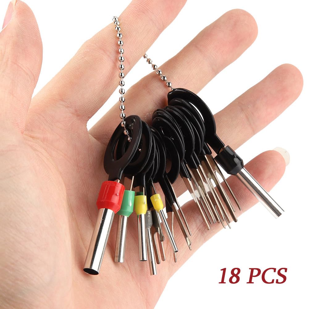OUKENS Kit Estrattori Terminali Auto 18 Pezzi Metallo
