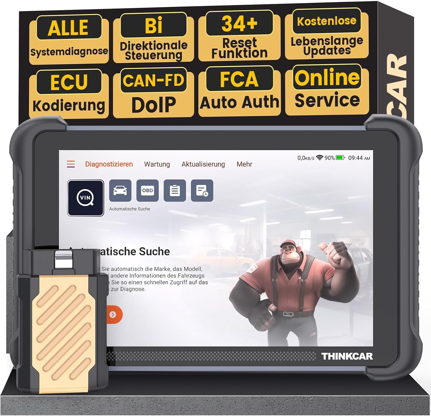 Thinkcar Thinkscan 689BT tester diagnosi auto bidirezionale 34 reset