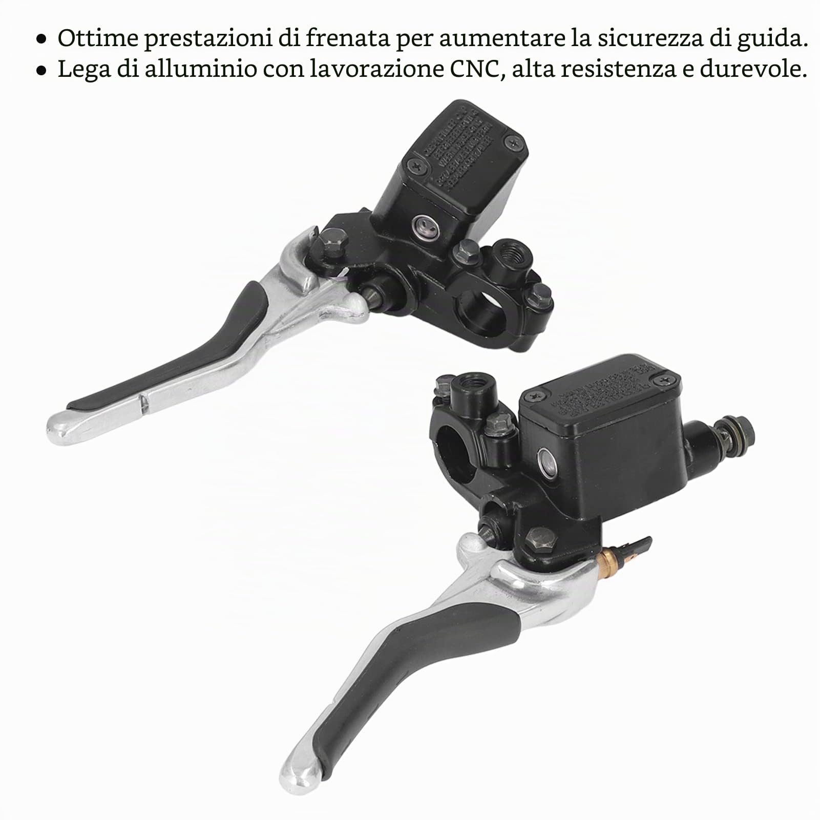 OUKENS Leve Freno Moto YQ50 Aerox Nitro Alluminio 1 Paio