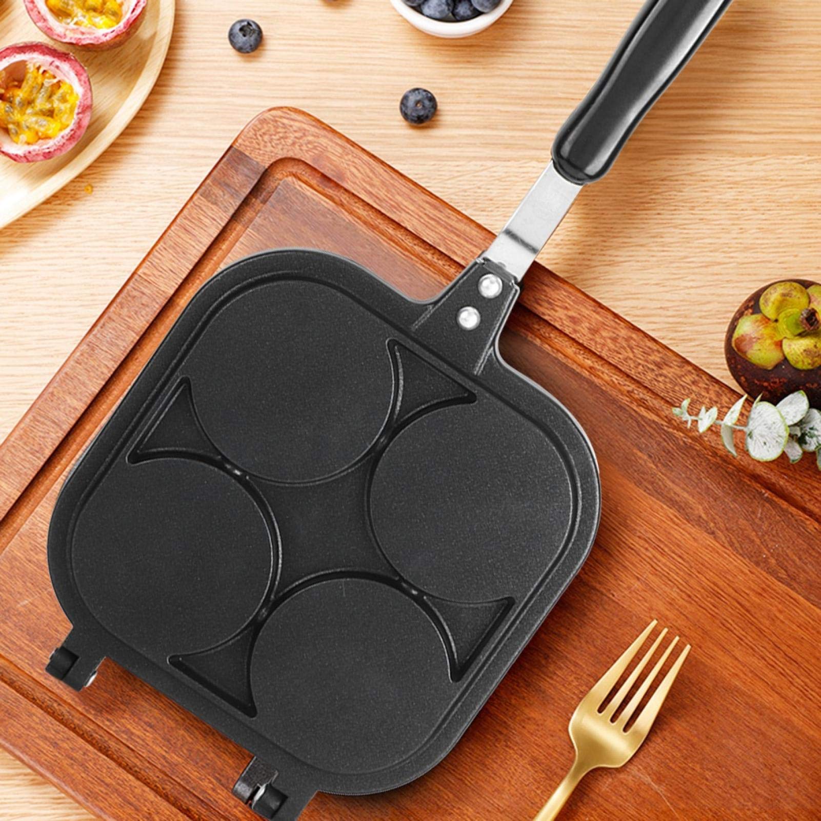 OUKENS Padella Pancake Doppia Faccia Antiaderente 41 cm