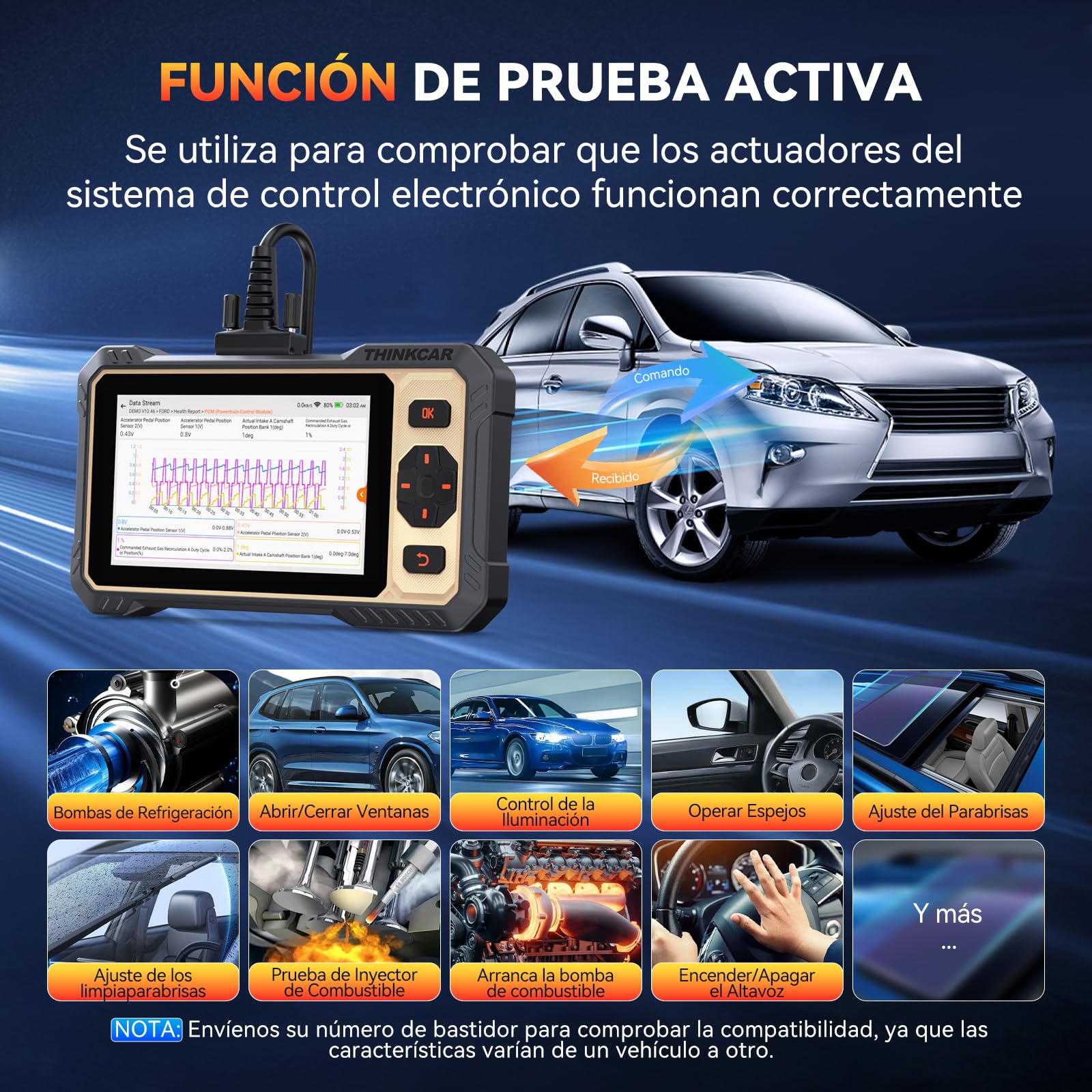 Thinkcar THINKSCAN 662 Diagnosi Auto OBD2 4 Sistemi
