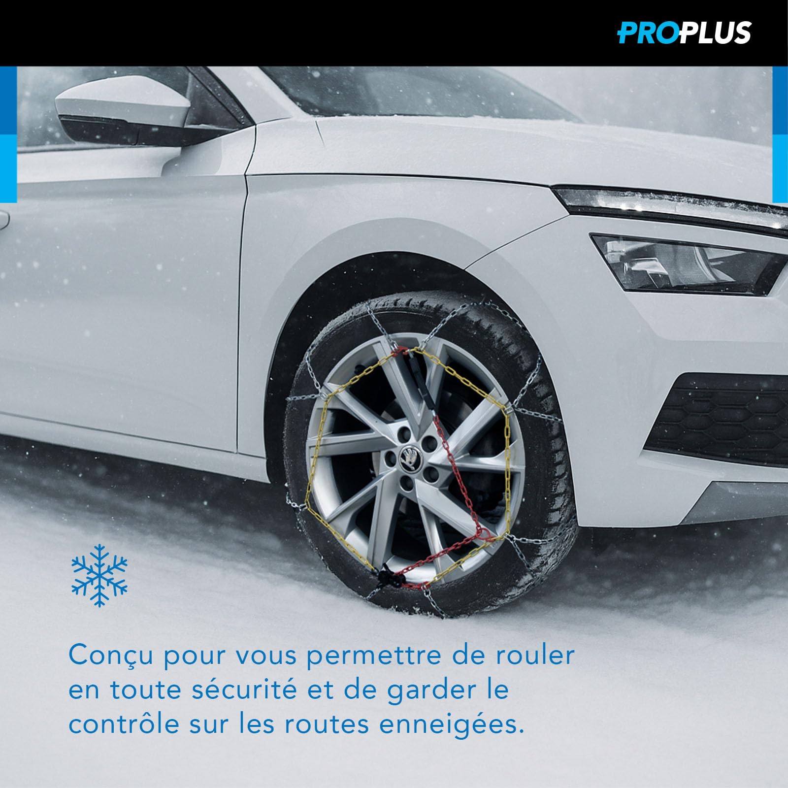 ProPlus KNR245 Catene Neve Auto 16 mm 2 Pezzi ÖNORM