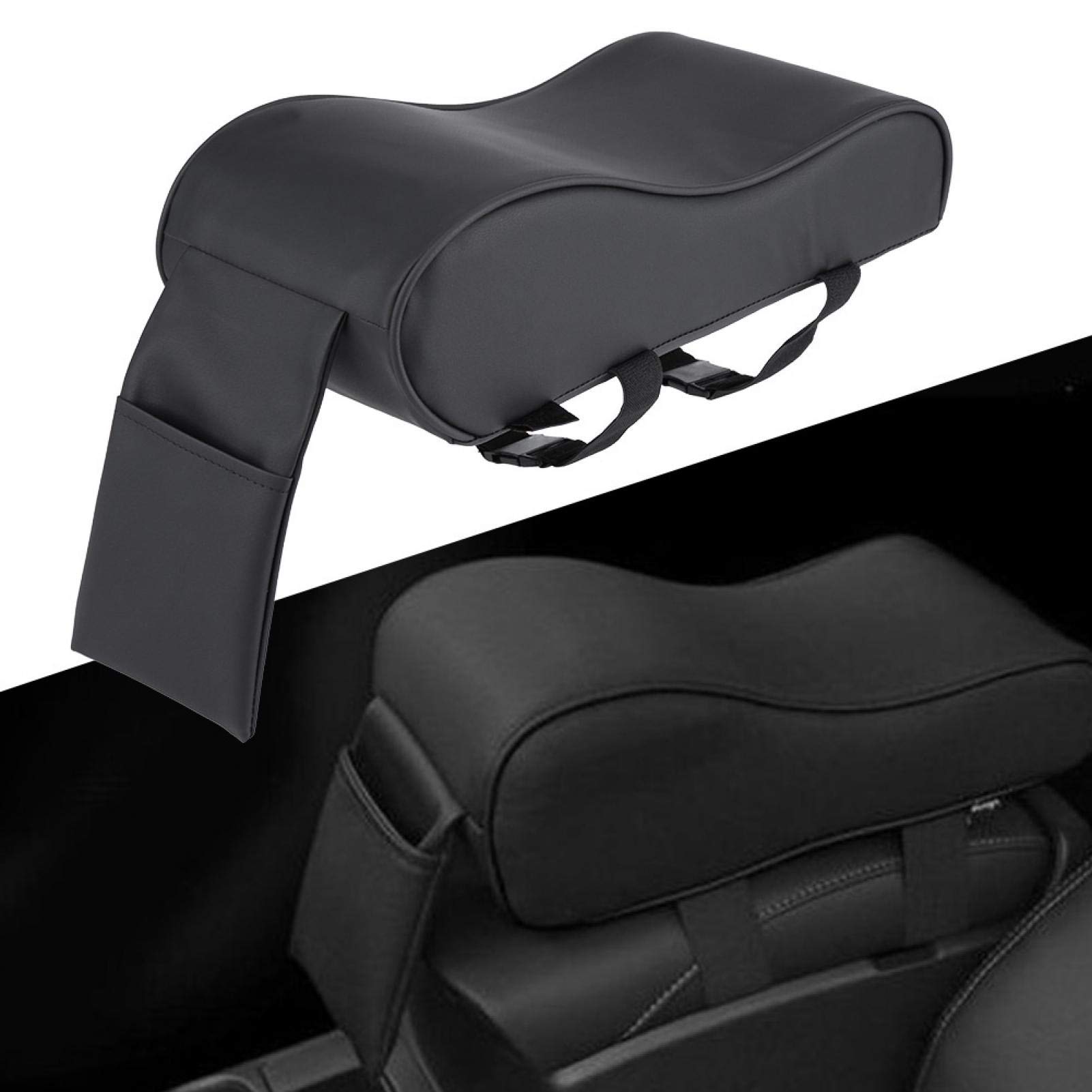OUKENS cuscino bracciolo auto memory foam pelle 32cm universale