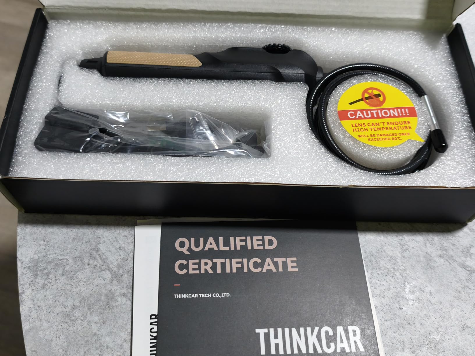 Thinkcar TES102 Endoscopio Auto 5,5 mm 2MP HD 900 mm