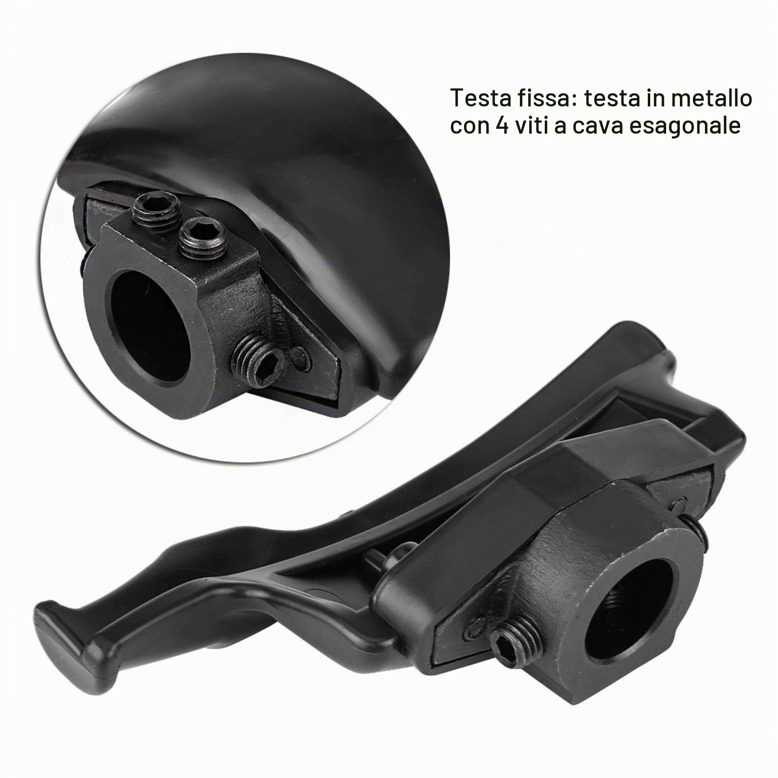 OUKENS Testa Smontagomme Nylon 28 mm Nera Antigraffio
