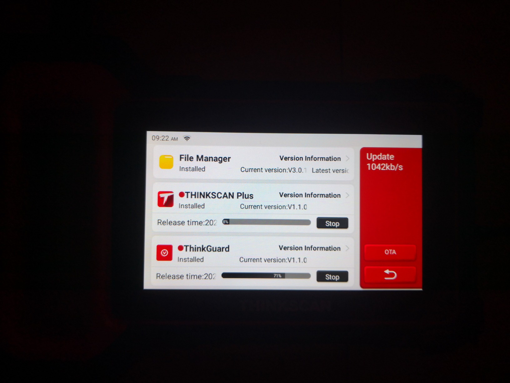 Thinkcar Thinkscan Plus S5 diagnostica auto 4 sistemi