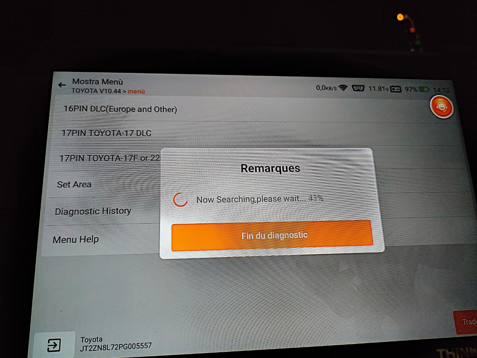 Thinkcar THINKSCAN 689 Diagnosi Auto OBD2 Full System