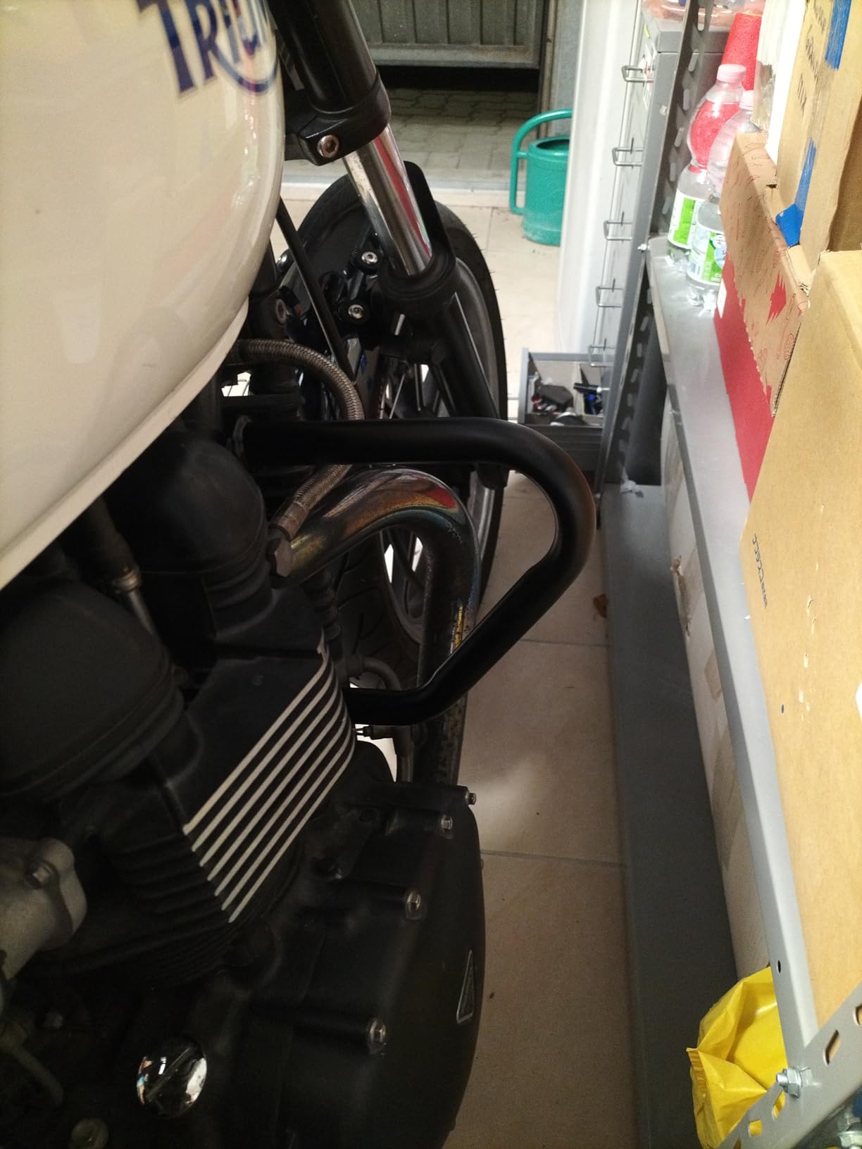 Oukens paramotore FG007BK Triumph Bonneville nero 2 pz
