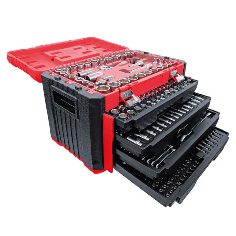 Marcotools Cassettiera Universale 4 Cassetti Carrello 300 Utensili