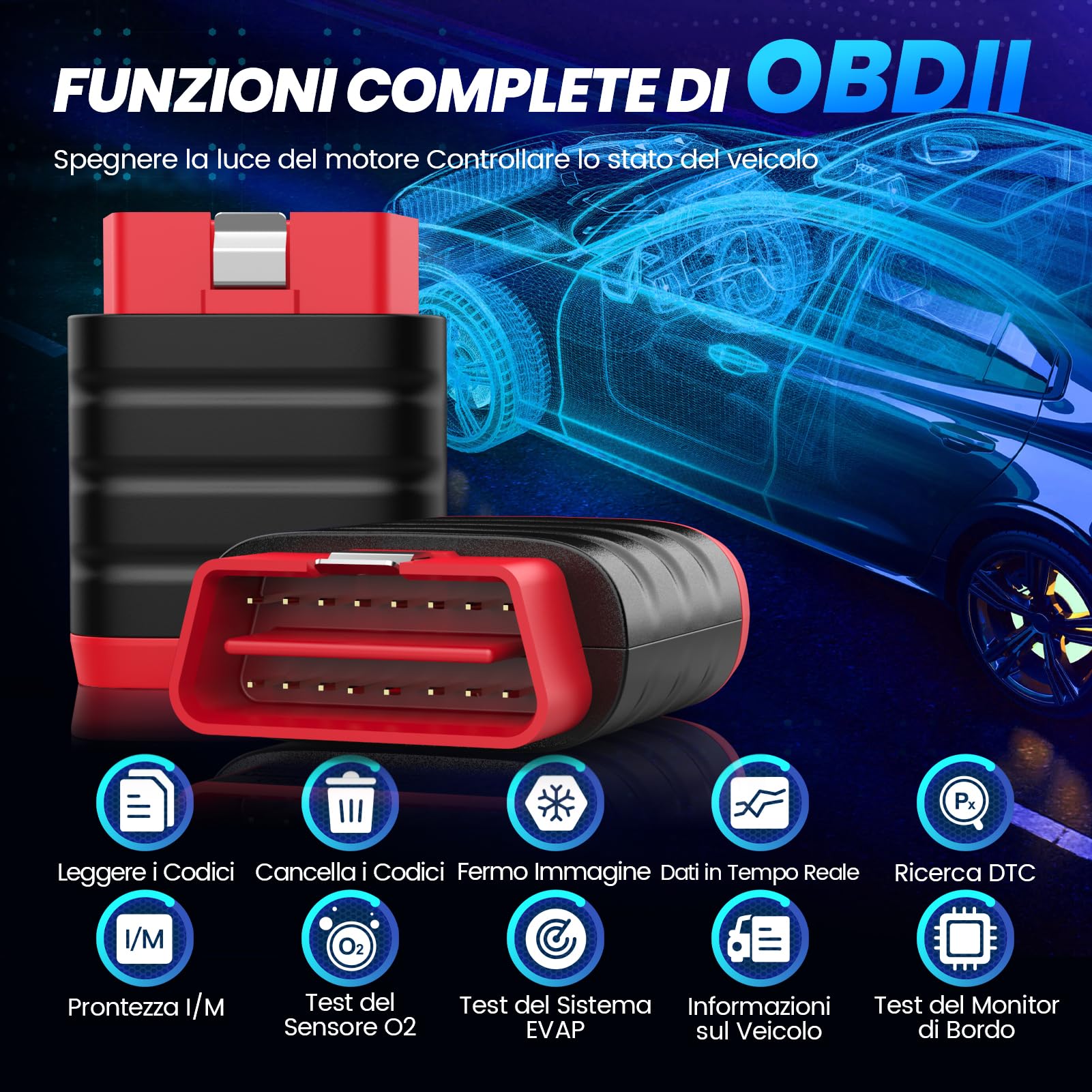 Thinkcar THINKDIAG Mini Scanner OBD2 Bluetooth Auto VIN Completo