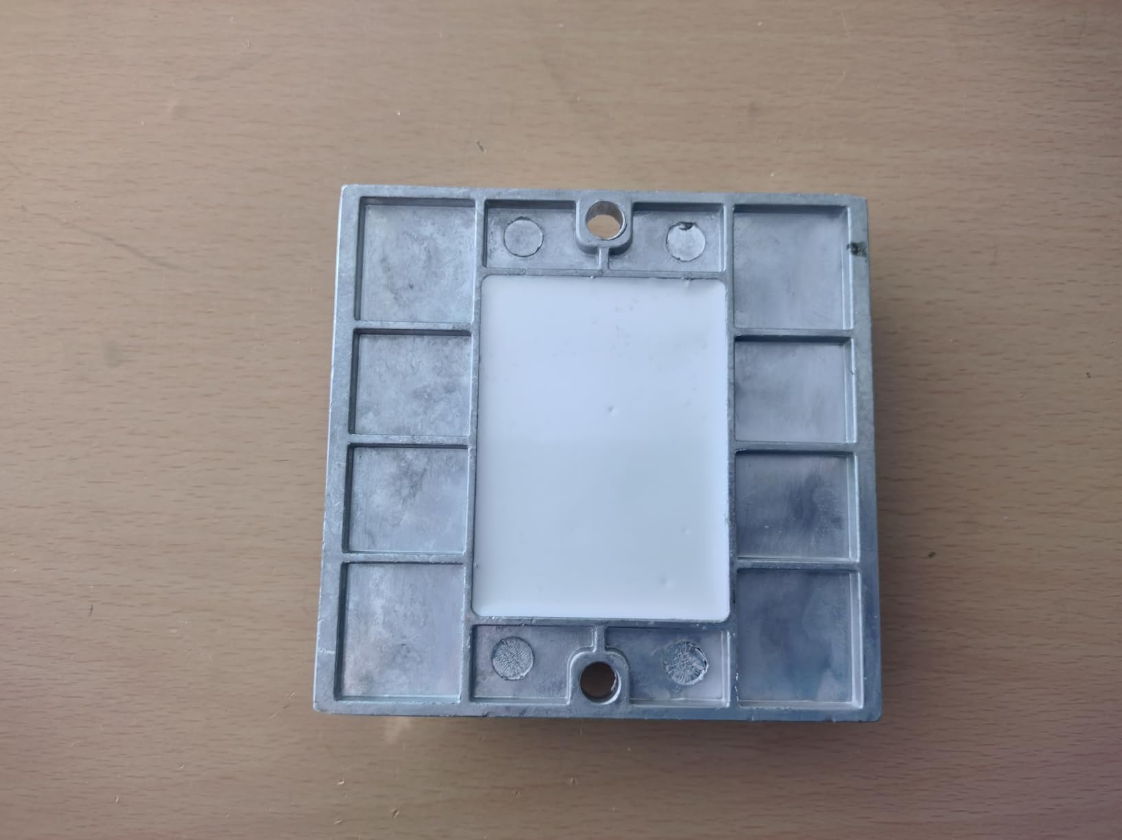 OUKENS Segnapasso Solare LED Terra Rosso IP65 Alluminio