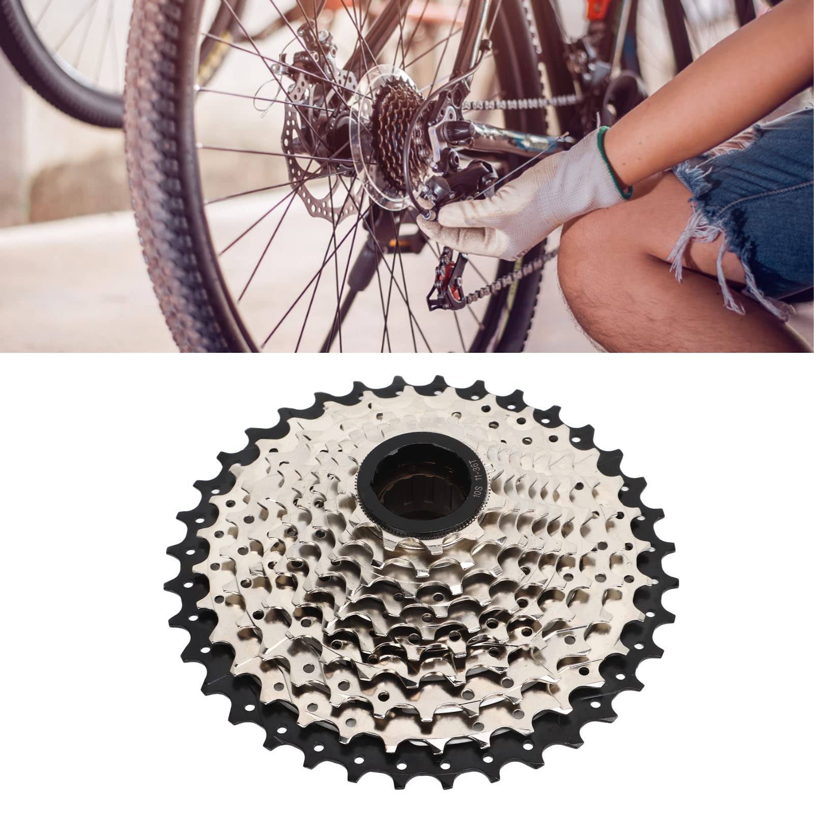 Oukens ruota libera bici 10 velocità 11-36T acciaio