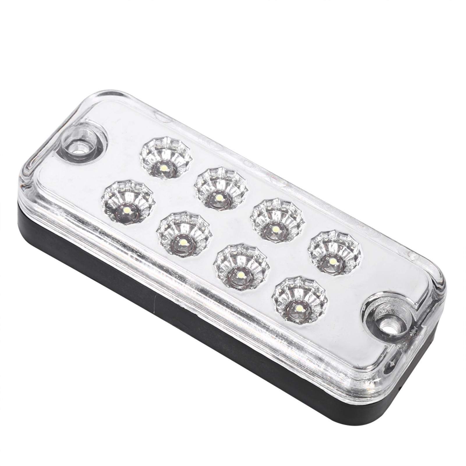 OUKENS Luci Posizione Laterali 8 LED Verdi 12V 6 Pezzi