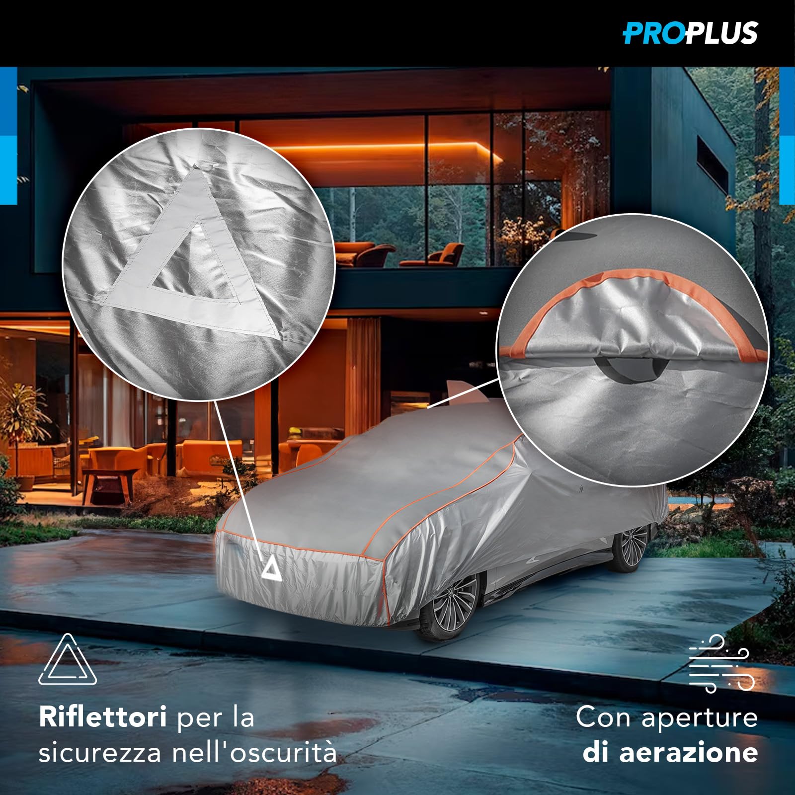 ProPlus Copriauto Telo Antigrandine XXL 5700mm Grigio